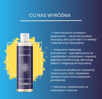 Holistyczny żel pod prysznic Deep Peace Potion + Maitreya Reiki