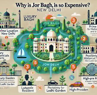 jor bagh expensive