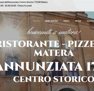 ristorantematera.it website