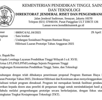 Bantuan Biaya Hirilisasi 