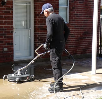 pressure washing