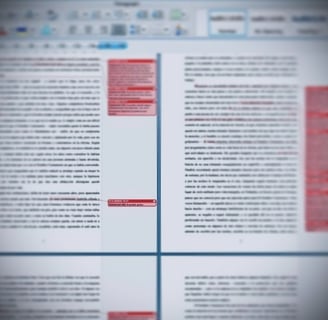 Corrección de novela en word