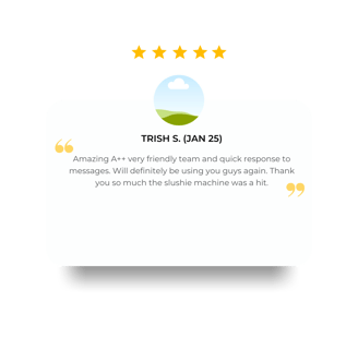 5 star google review from Trish in January 2025 to SweetAz Co. friendly team and quick response to messages 
