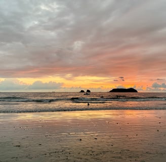 Sunset at Puntarenas Province, Quepos, Costa Rica