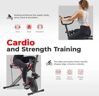 Row and Ride exercise machine