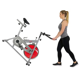 Moving exercise bike