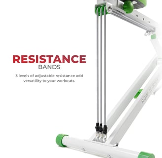 Row and ride exercise machine