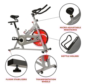 Exercise bike features
