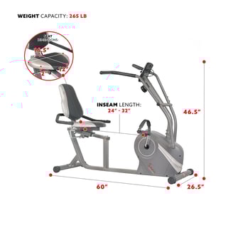 recumbent bike details
