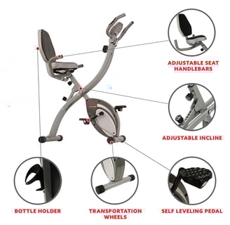 recumbent bike features