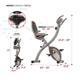 recumbent bike features