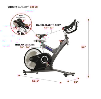 exercise bike features