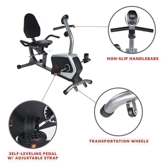 recumbent bike features