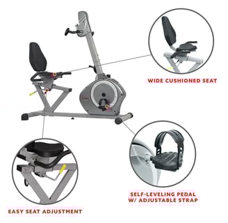 recumbent bike features