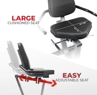 recumbent bike features