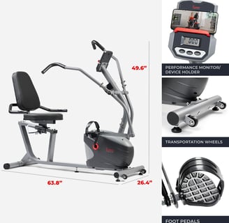 recumbent bike features