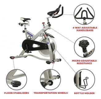 exercise bike features