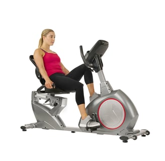 riding recumbent bike