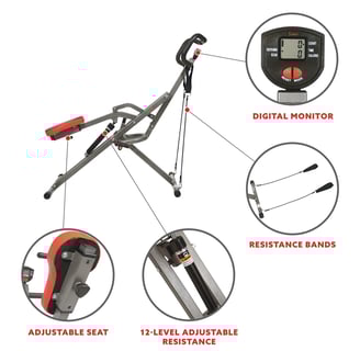 row and ride exercise machine
