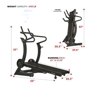 treadmill dimensions