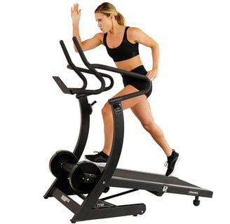 running on treadmill