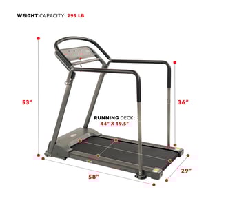 treadmill dimensions