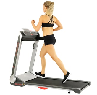 running on treadmill
