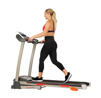 running on treadmill