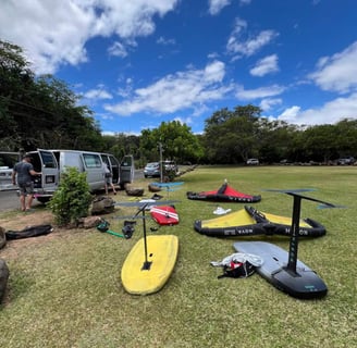 inflatable wing foil board