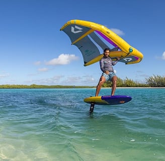 Wing Foiling in the D.R.