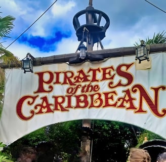 Pirates of the Caribbean ride from Disneyland Paris