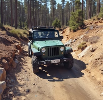 jeep adventure in Troodos mountains