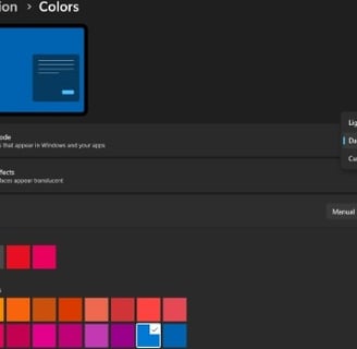 a screen shot of a screen shot of a color palette palette of colors and text