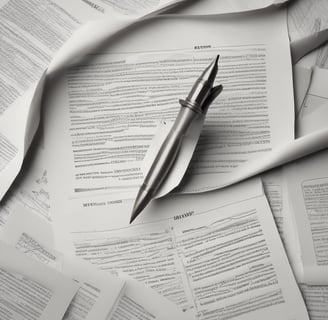 A stack of documents on a dark surface, with the top page clearly labeled 'Last Will and Testament' in bold letters. The documents appear to be legal papers, suggesting importance and formality.