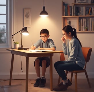 A light bulb sitting on top of a table