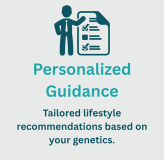 Tailored lifestyle recommendations based on your genetics.