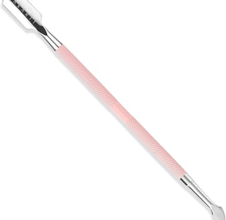 pink cuticle nail pusher