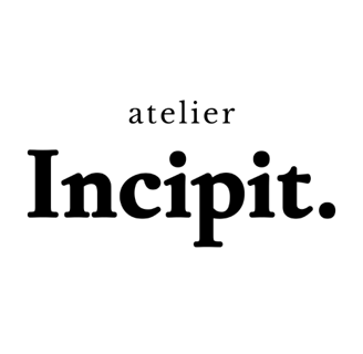 Logo de la marque d’accessoires cousus main et upcyclés Atelier Incipit.