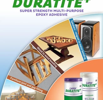 Lapox duratite - super strength, multipurpose epoxy adhesive system.