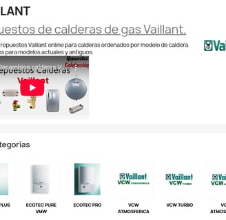 Tienda online calderas vaillant