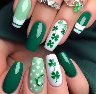 Uñas de la suerte para San Patricio