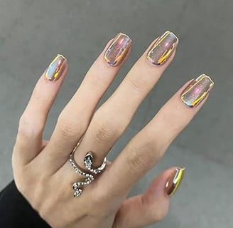 Uñas cromadas