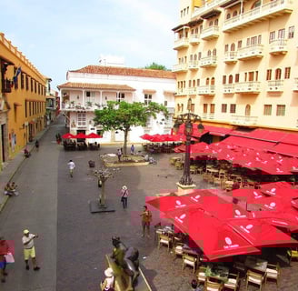 Plaza Santo Domingo, Cartagena de Indias