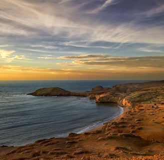 atardecer en el cabo de la vela