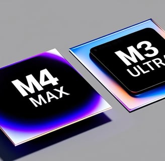 M3 Ultra, M4 Max
