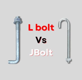 Comparison of J-Bolts and L-Bolts with applications in construction.