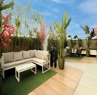 Terrace garden ,Smart world gems , 2.5 bhk, 3.5 bhk