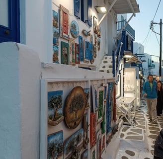 Chora, Mykonos streets
