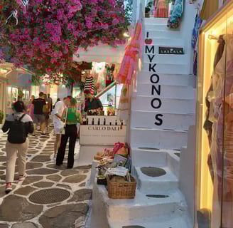 I Love Mykonos Staircase