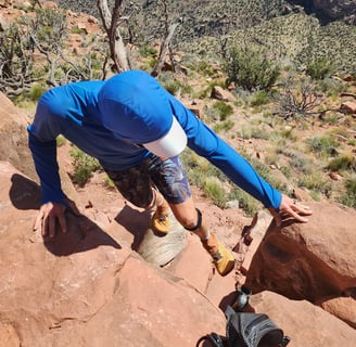 topo athletic mountain racer 3, grand canyon, hayduke, thru-hiking